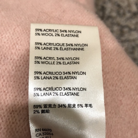 Free People Afterglow Sweater Size Large Blush Pink Mock Neck Pullover - Picture 8 of 11